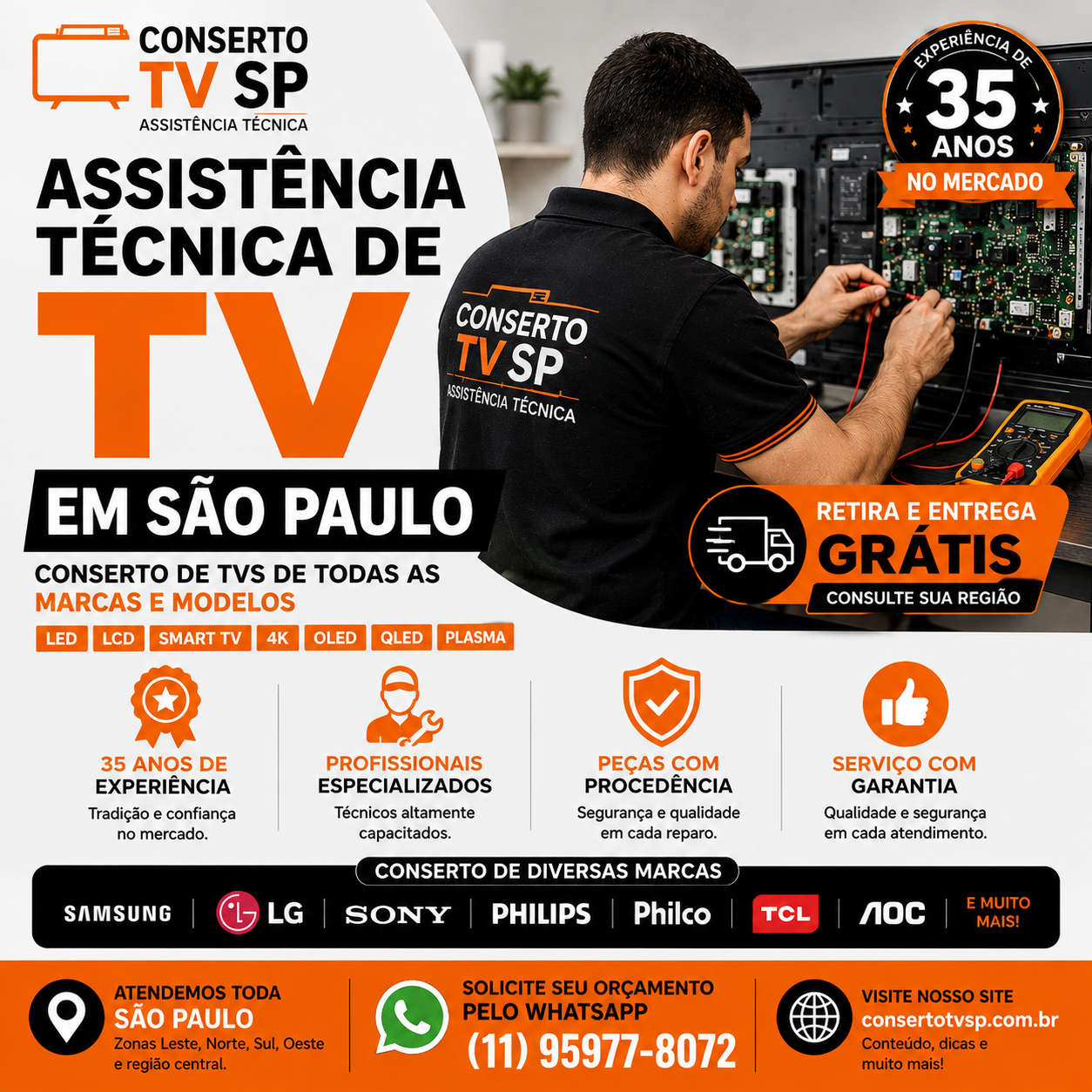 Assistência Técnica de TV em São Paulo